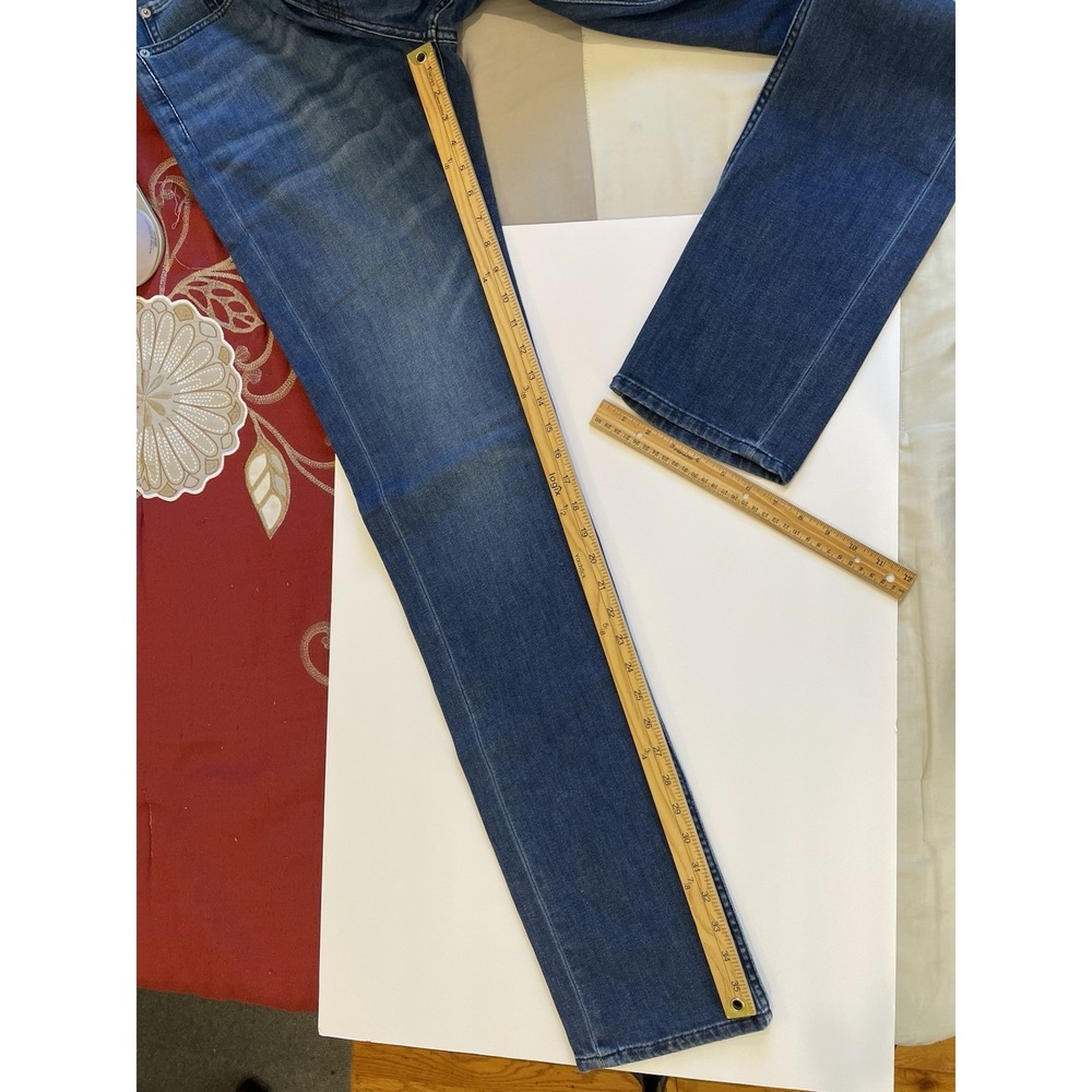 Bonobos Tailored Fit Jeans Mens 34x36 Denim Blue Cotton Stretch Medium Wash - Picture 8 of 9